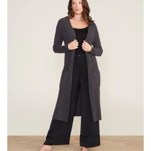 Barefoot Dreams, cozy chic Lite long cardigan, Deep taupe color, XS